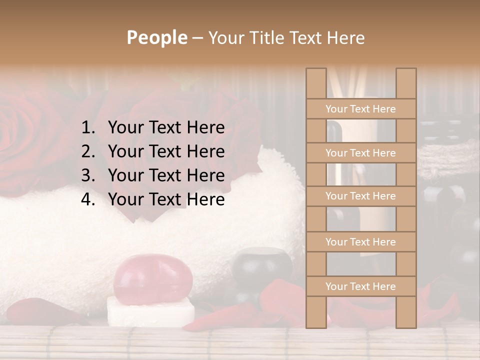 Fragrance White Balm PowerPoint Template