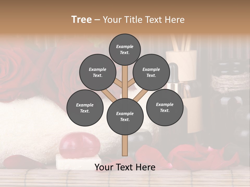 Fragrance White Balm PowerPoint Template