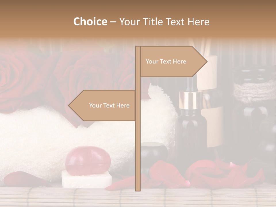 Fragrance White Balm PowerPoint Template