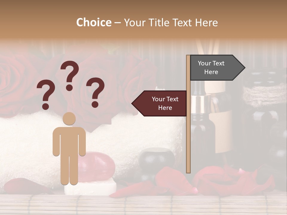 Fragrance White Balm PowerPoint Template