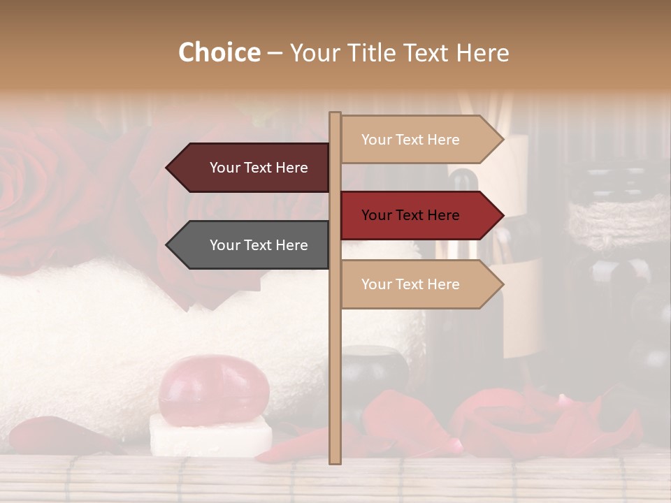 Fragrance White Balm PowerPoint Template