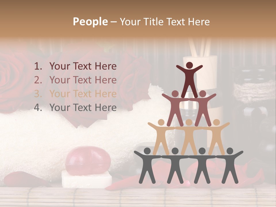 Fragrance White Balm PowerPoint Template