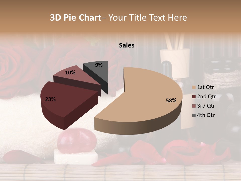 Fragrance White Balm PowerPoint Template