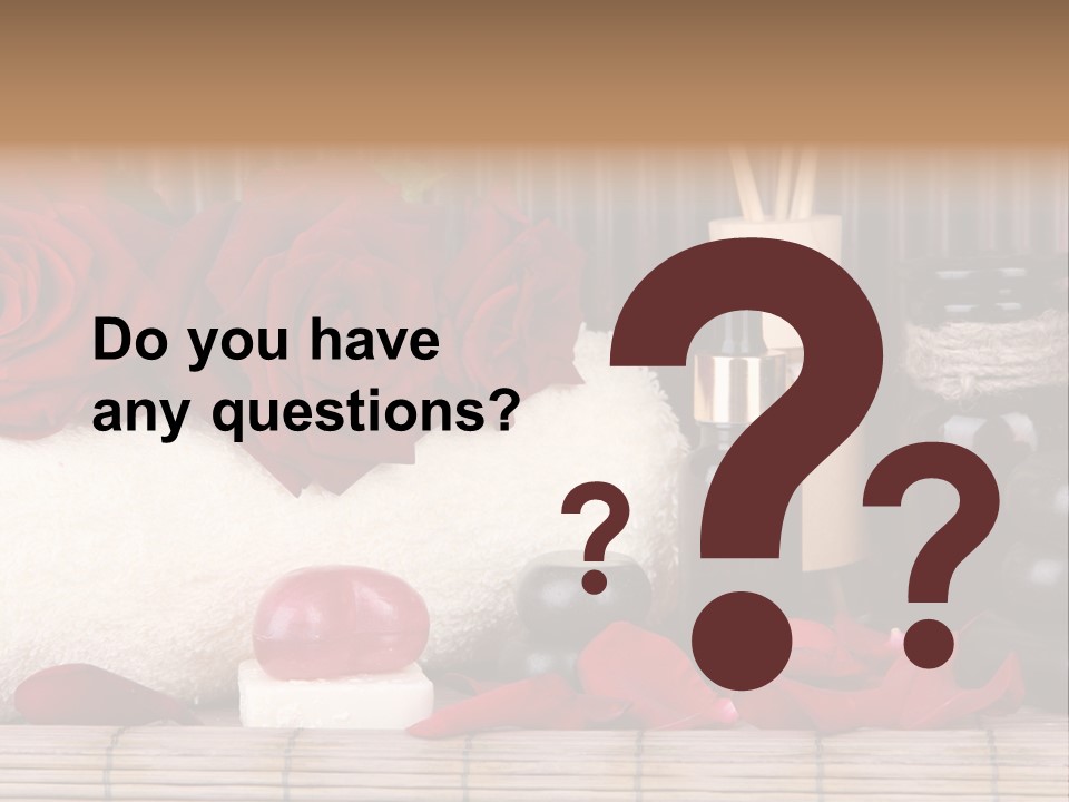 Fragrance White Balm PowerPoint Template