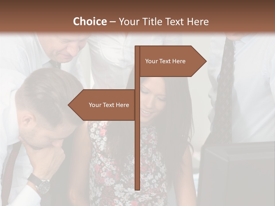 Person Businesswoman Women PowerPoint Template