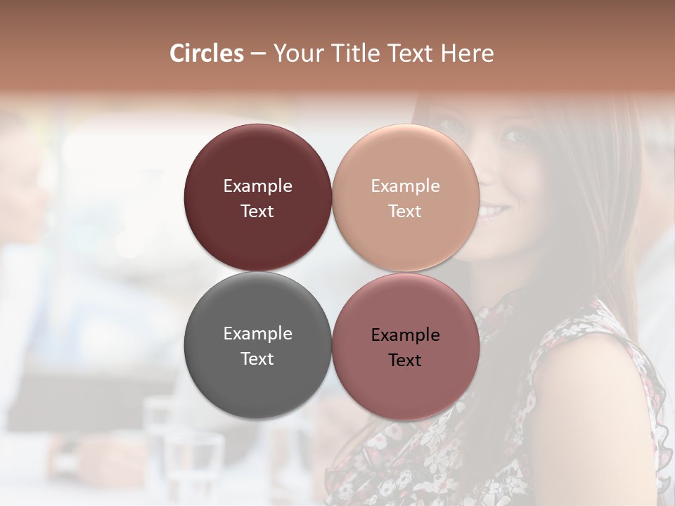 Friend Caucasian Employee PowerPoint Template