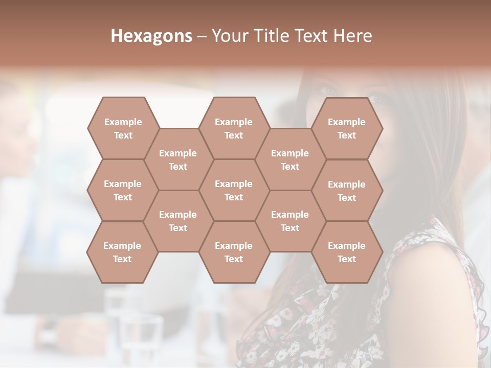 Friend Caucasian Employee PowerPoint Template