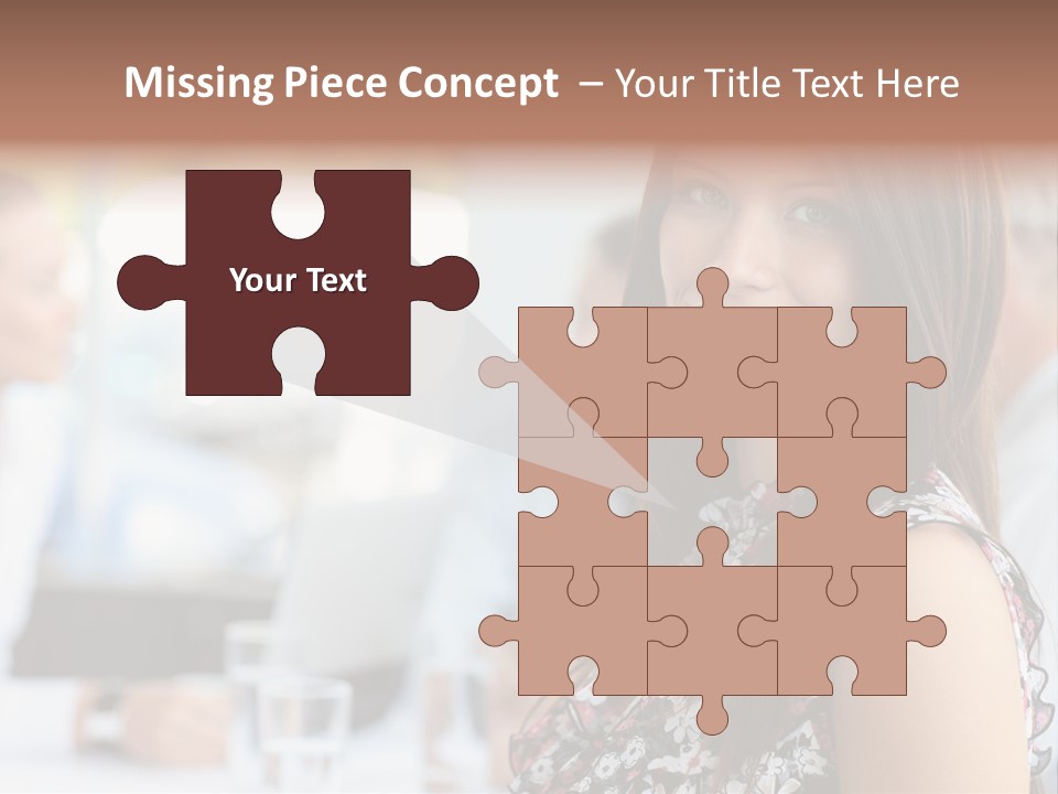 Friend Caucasian Employee PowerPoint Template