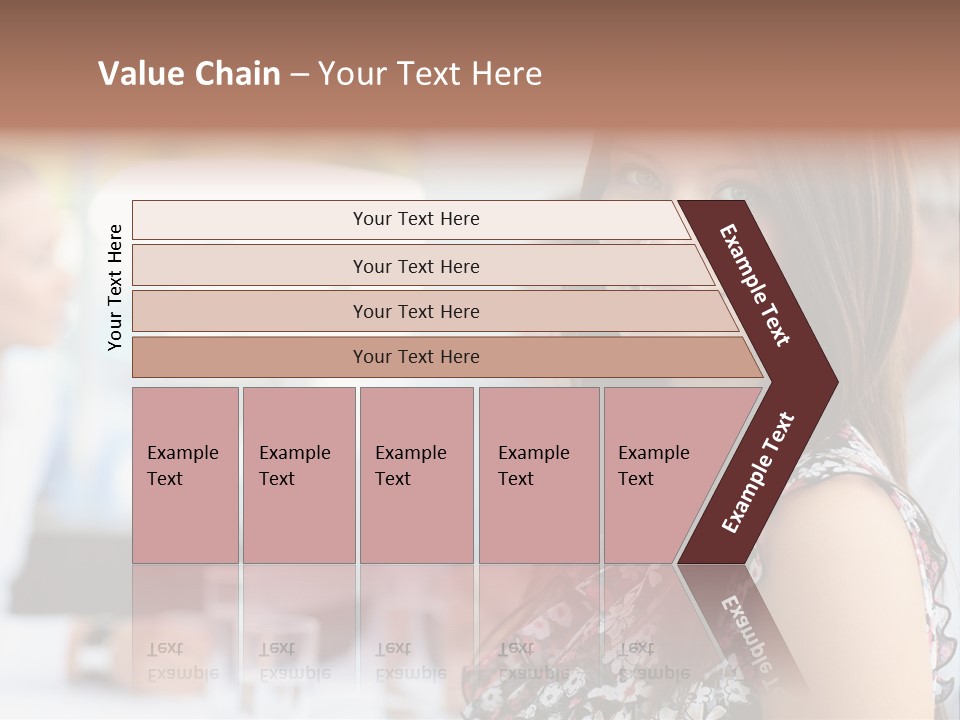 Friend Caucasian Employee PowerPoint Template
