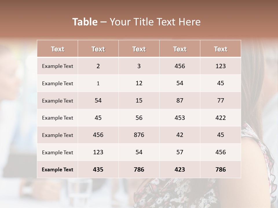 Friend Caucasian Employee PowerPoint Template