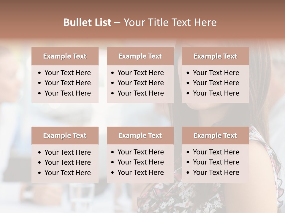 Friend Caucasian Employee PowerPoint Template