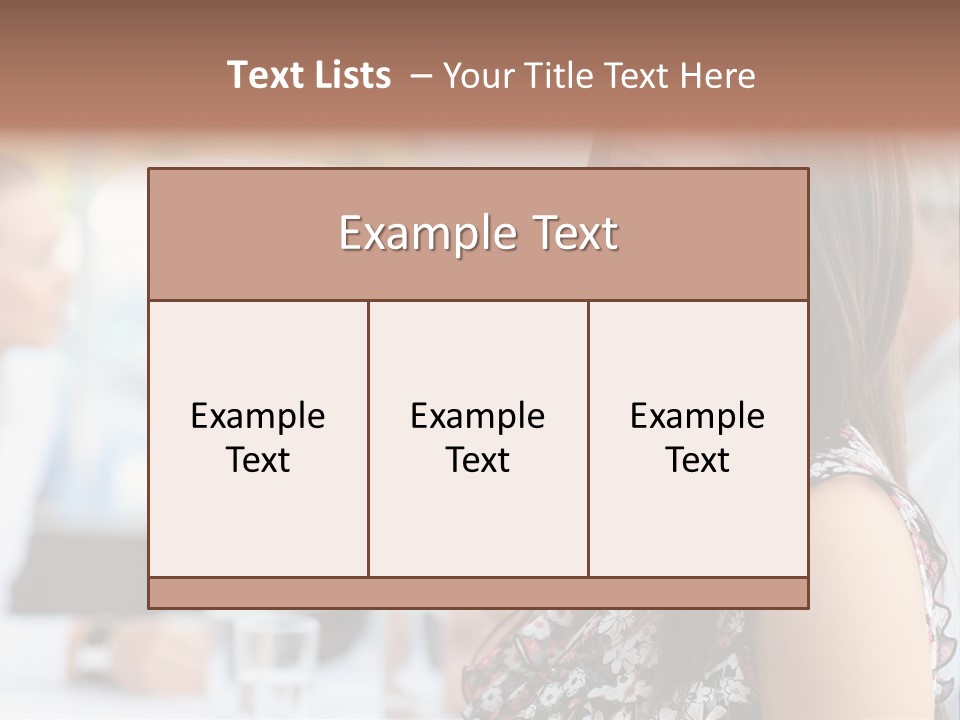 Friend Caucasian Employee PowerPoint Template
