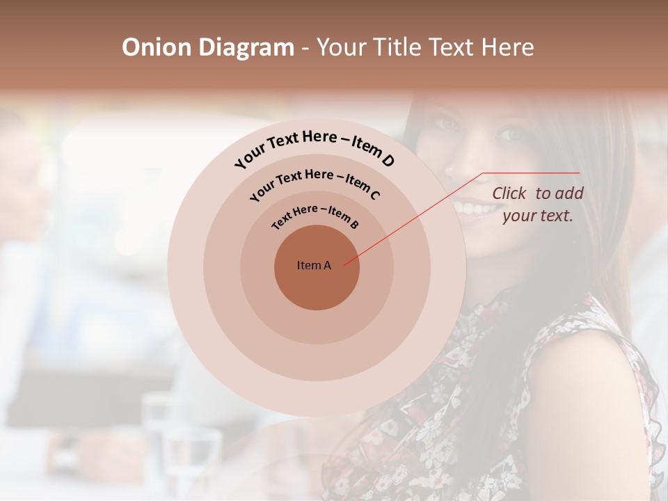 Friend Caucasian Employee PowerPoint Template