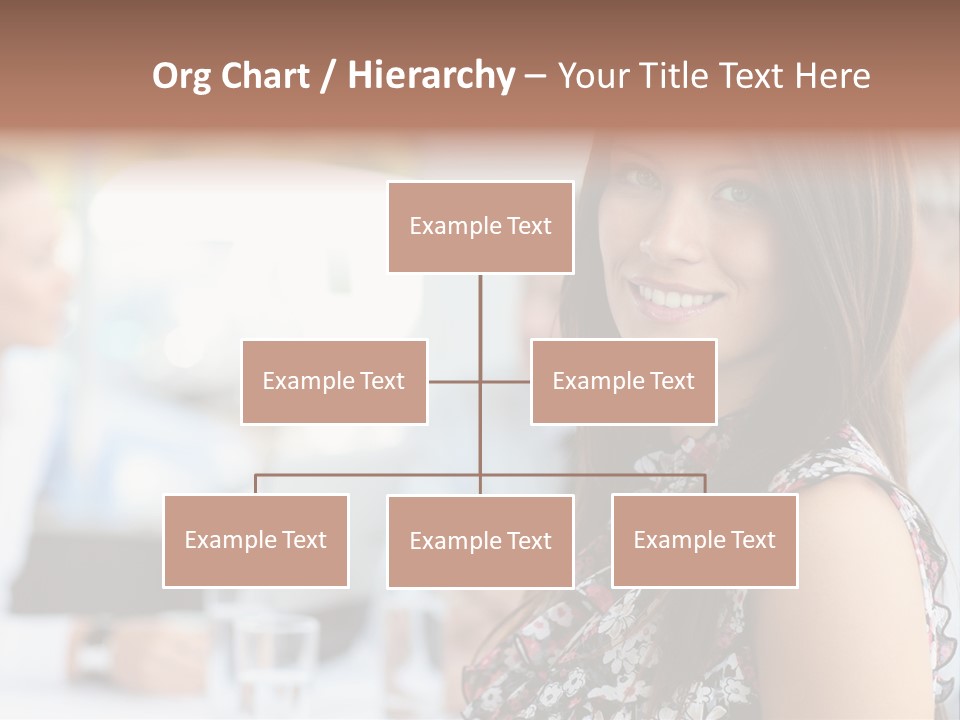 Friend Caucasian Employee PowerPoint Template