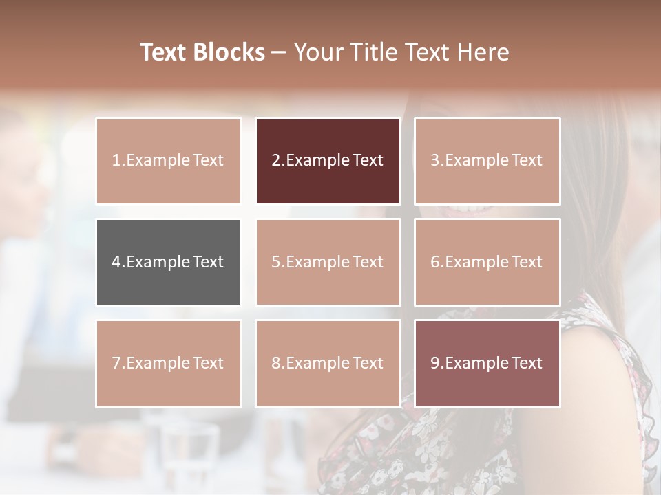 Friend Caucasian Employee PowerPoint Template