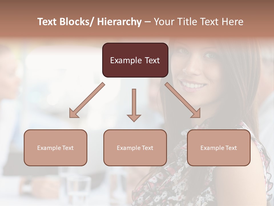 Friend Caucasian Employee PowerPoint Template