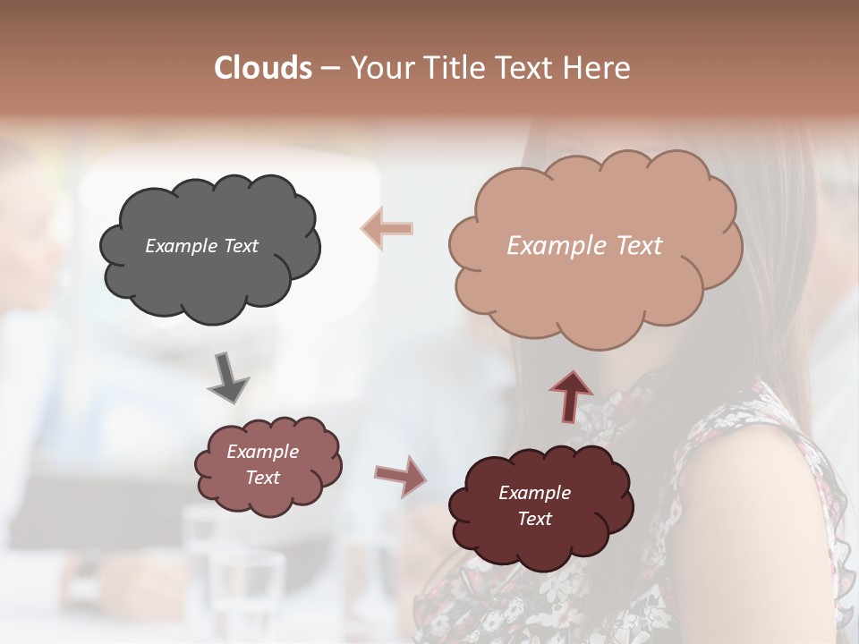 Friend Caucasian Employee PowerPoint Template