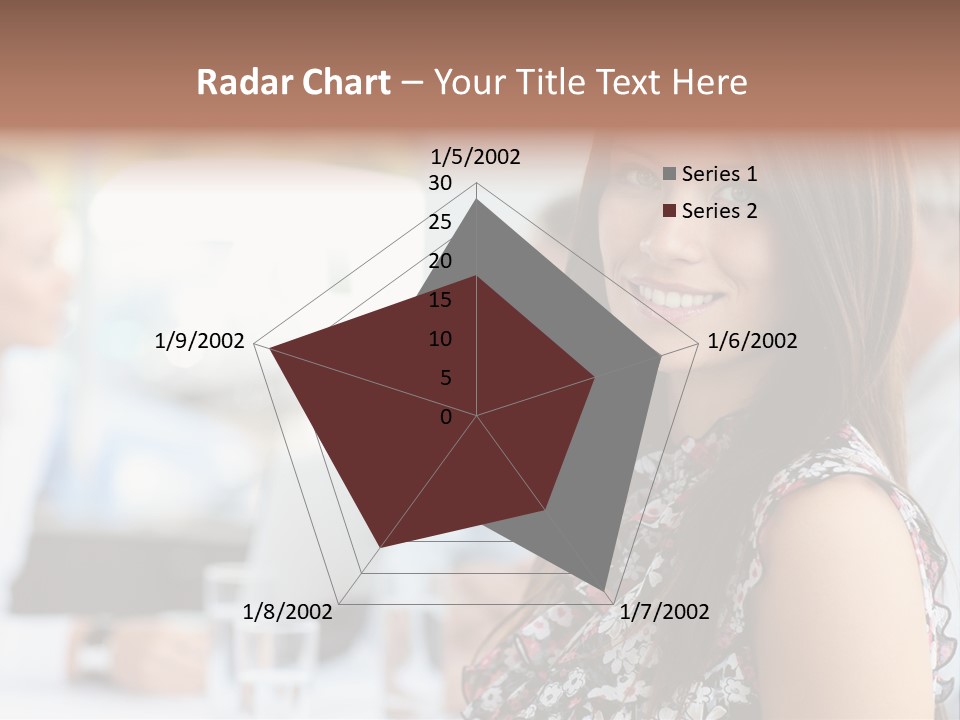 Friend Caucasian Employee PowerPoint Template
