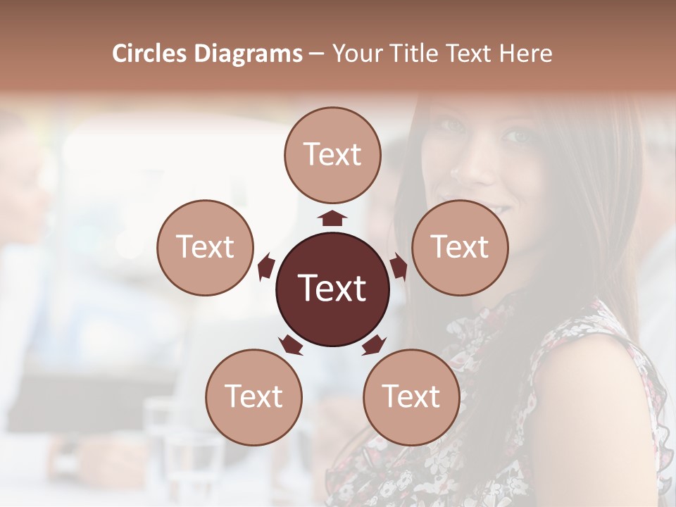 Friend Caucasian Employee PowerPoint Template