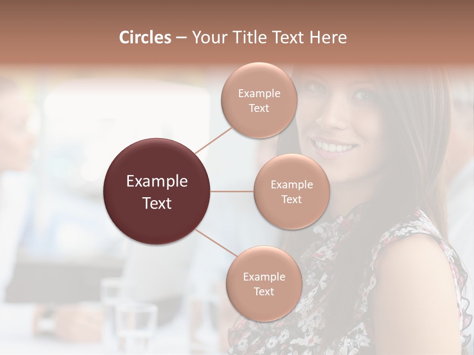 Friend Caucasian Employee PowerPoint Template