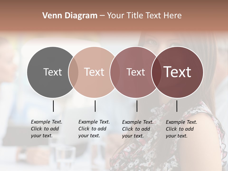 Friend Caucasian Employee PowerPoint Template