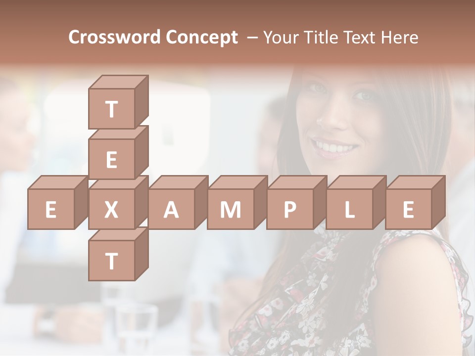 Friend Caucasian Employee PowerPoint Template