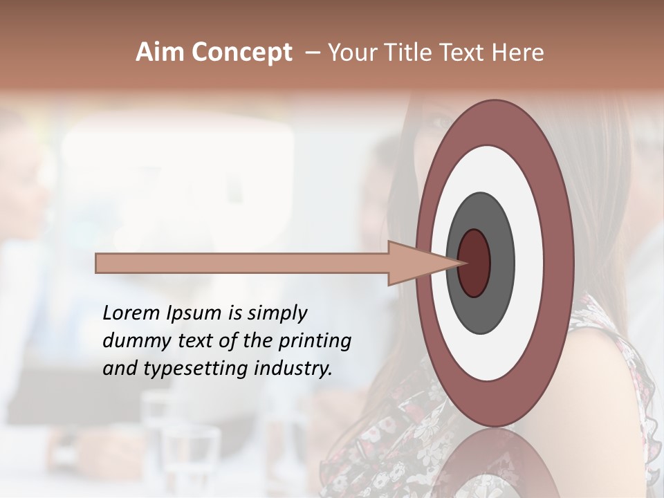 Friend Caucasian Employee PowerPoint Template