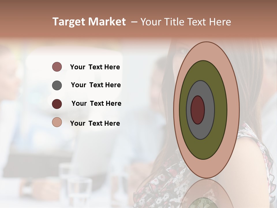 Friend Caucasian Employee PowerPoint Template