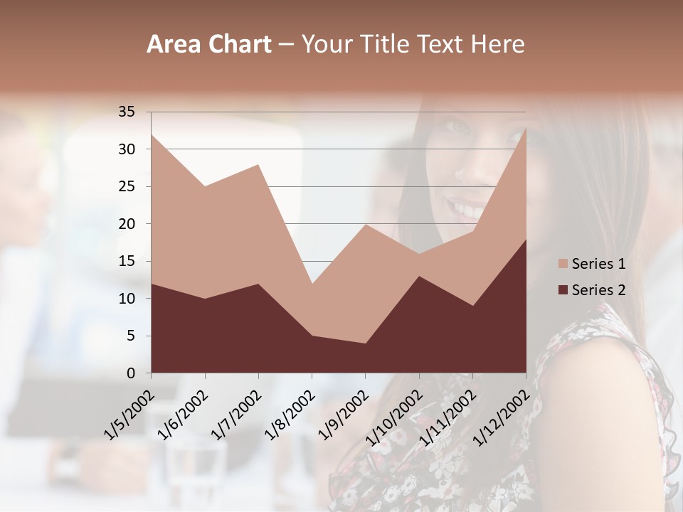 Friend Caucasian Employee PowerPoint Template