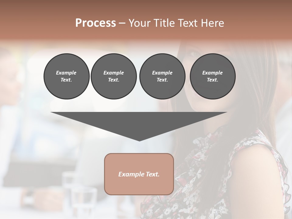 Friend Caucasian Employee PowerPoint Template