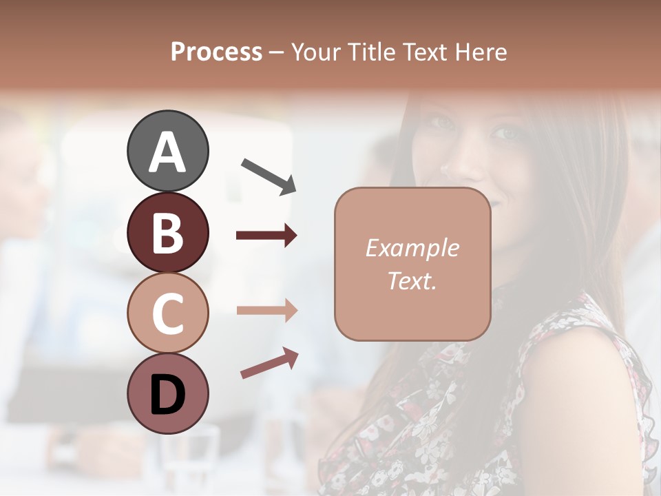 Friend Caucasian Employee PowerPoint Template