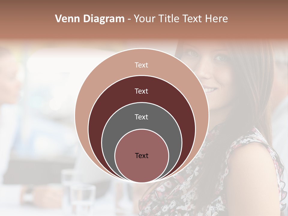 Friend Caucasian Employee PowerPoint Template