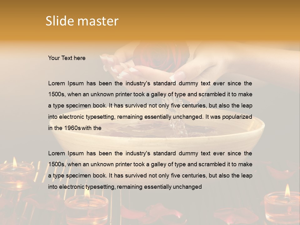 Relax Relaxation Skin PowerPoint Template