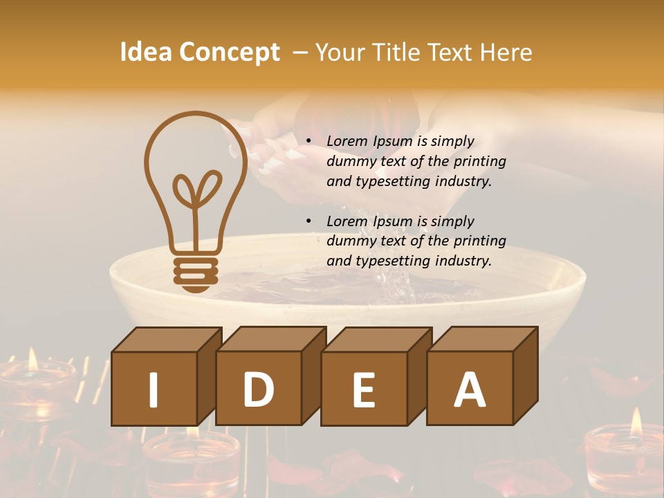 Relax Relaxation Skin PowerPoint Template