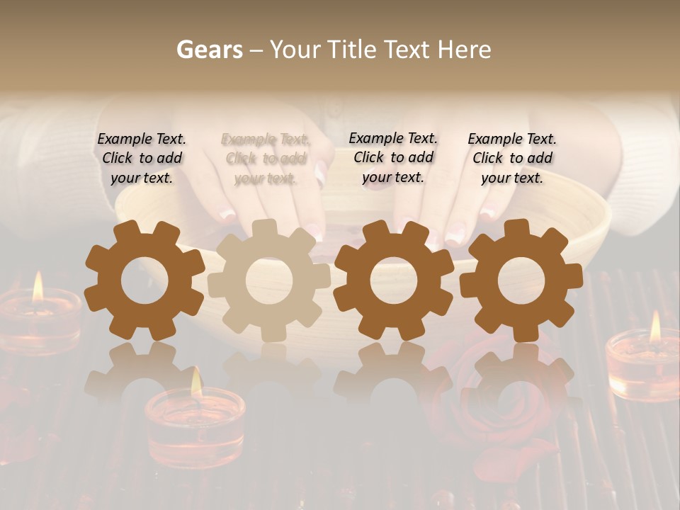 Female Woman Beautiful PowerPoint Template