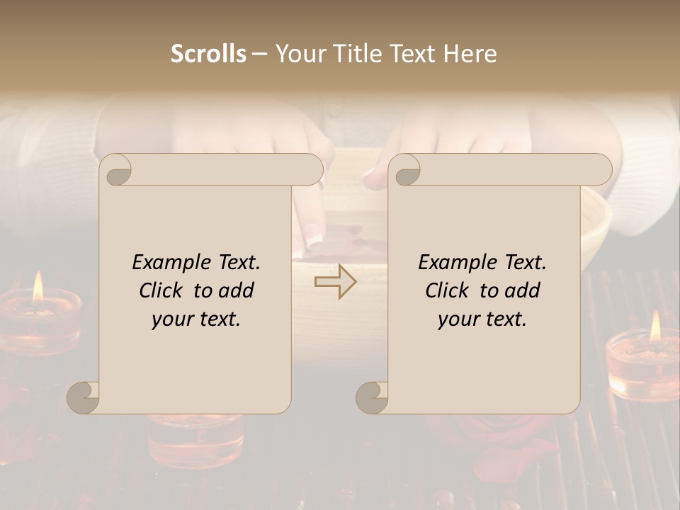 Female Woman Beautiful PowerPoint Template