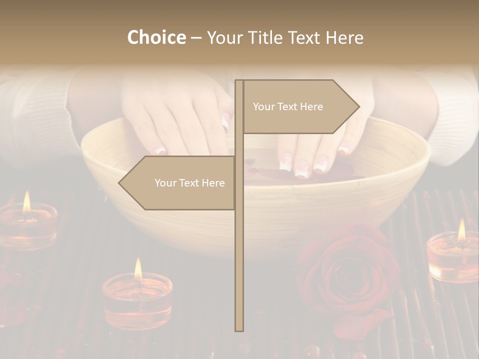 Female Woman Beautiful PowerPoint Template