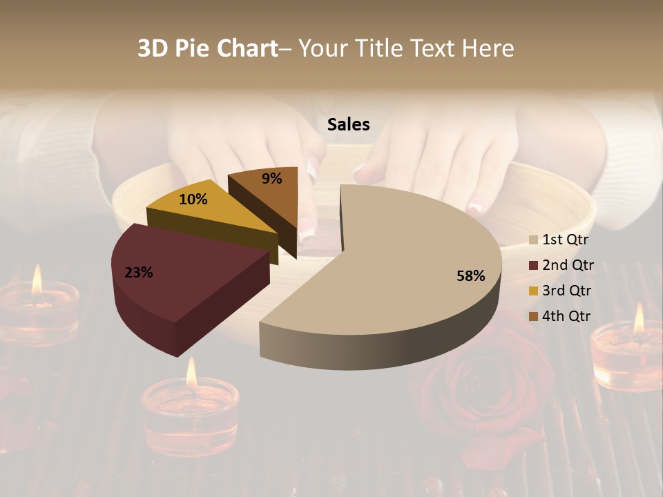 Female Woman Beautiful PowerPoint Template