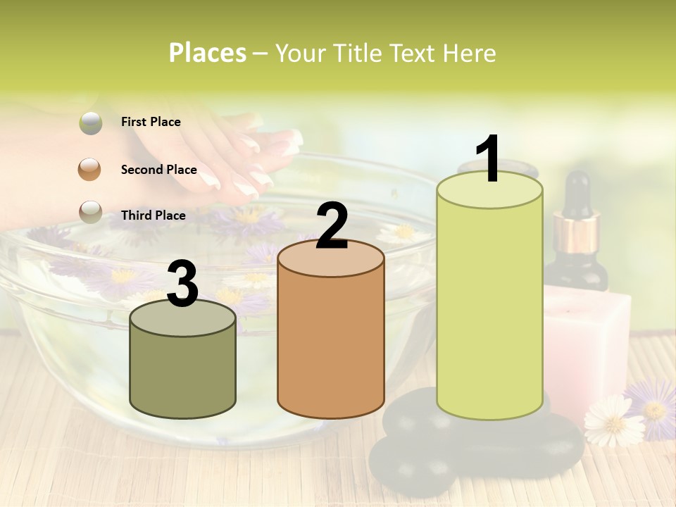 Beige White Hand PowerPoint Template