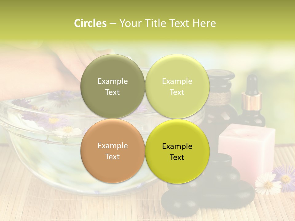 Beige White Hand PowerPoint Template