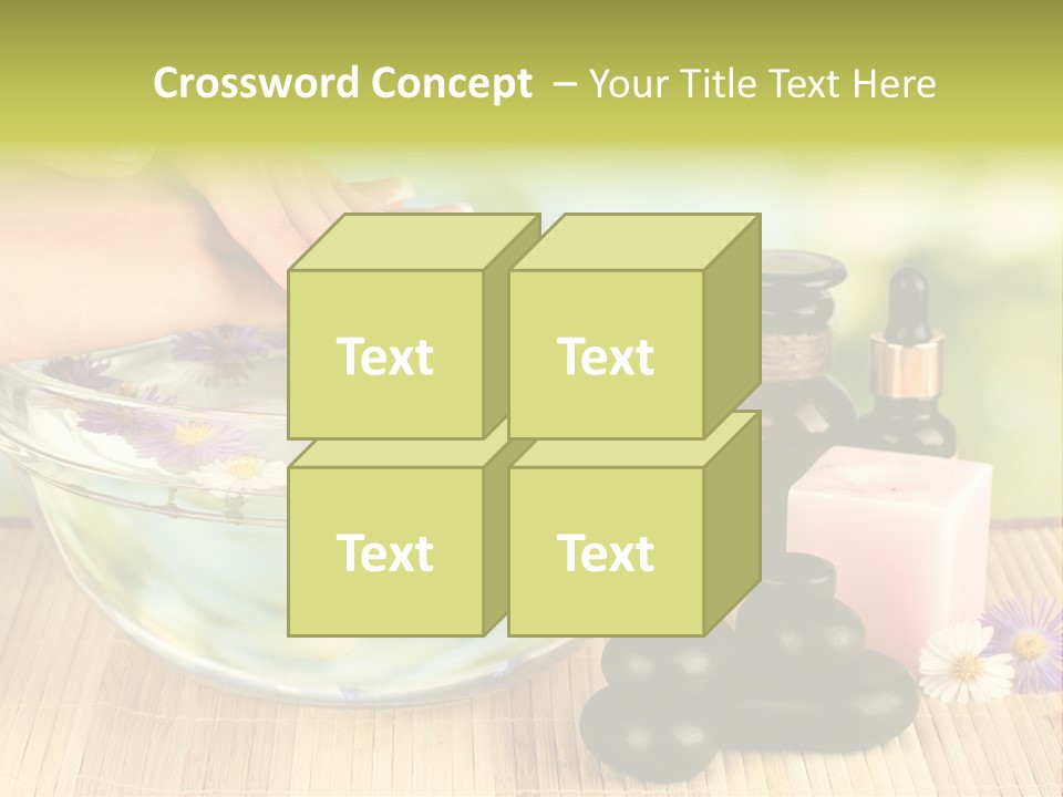 Beige White Hand PowerPoint Template