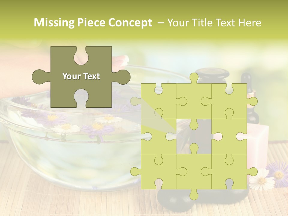 Beige White Hand PowerPoint Template