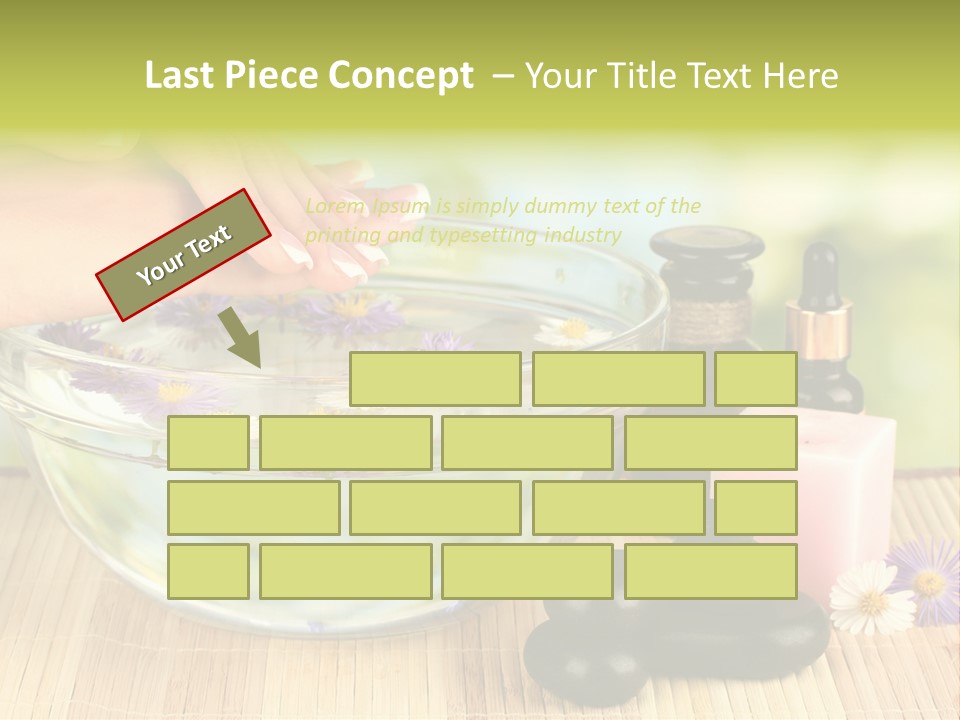 Beige White Hand PowerPoint Template