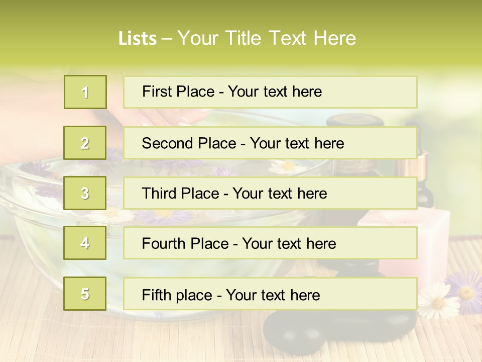 Beige White Hand PowerPoint Template