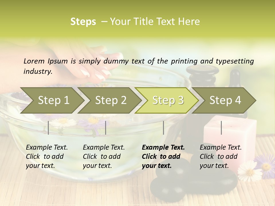 Beige White Hand PowerPoint Template