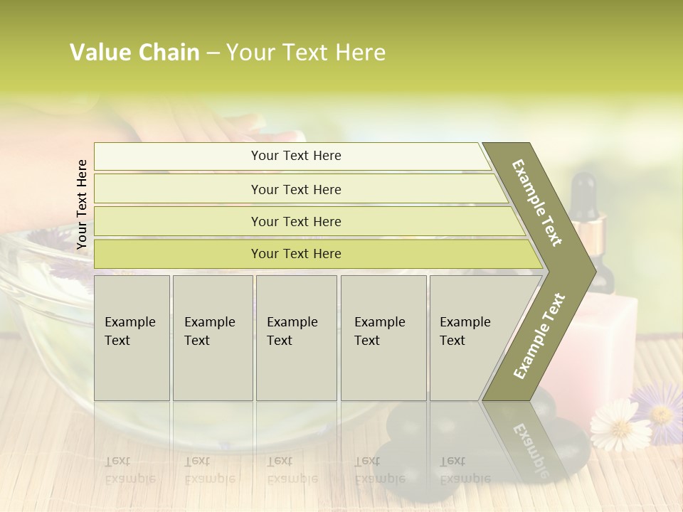 Beige White Hand PowerPoint Template