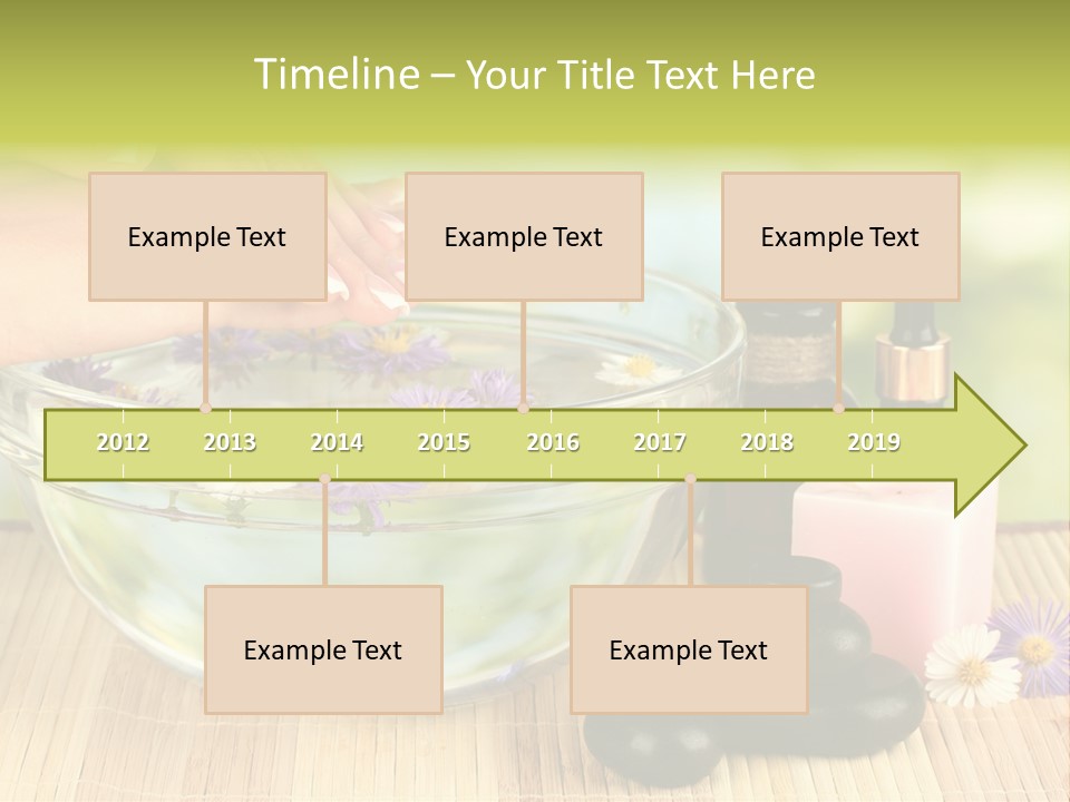 Beige White Hand PowerPoint Template