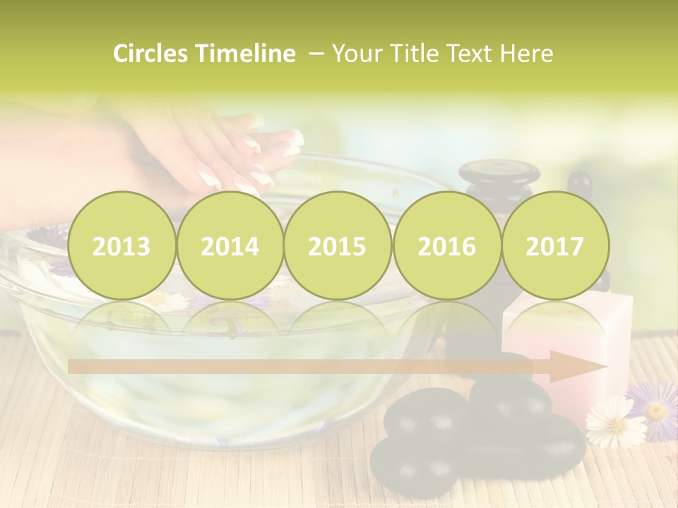 Beige White Hand PowerPoint Template