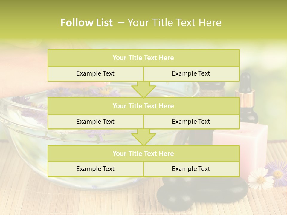 Beige White Hand PowerPoint Template