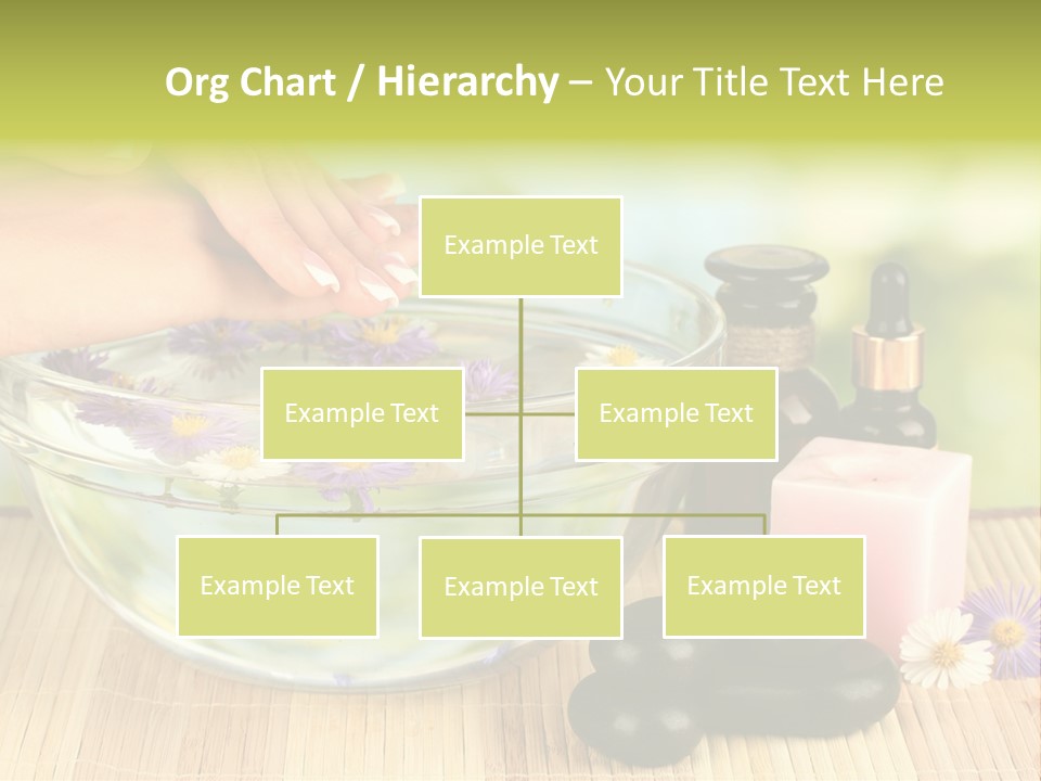 Beige White Hand PowerPoint Template